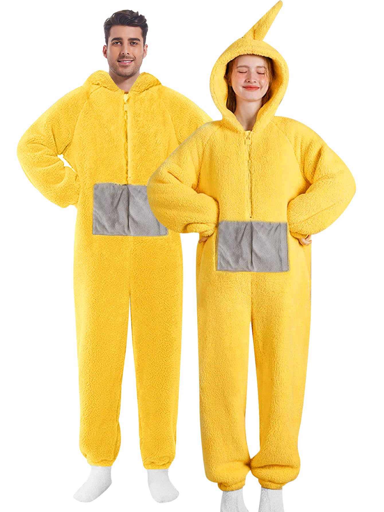shengo Costume da pigiama per adulti, da donna, da uomo, con cappuccio, per cosplay, per feste