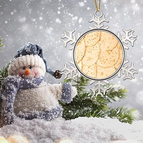 Miniatura 5 de Tortilla mexicana para árbol de Navidad, adorno colgante para decoración de cocina, tortillas de comida, burrito, decoraciones de árbol de Navidad,