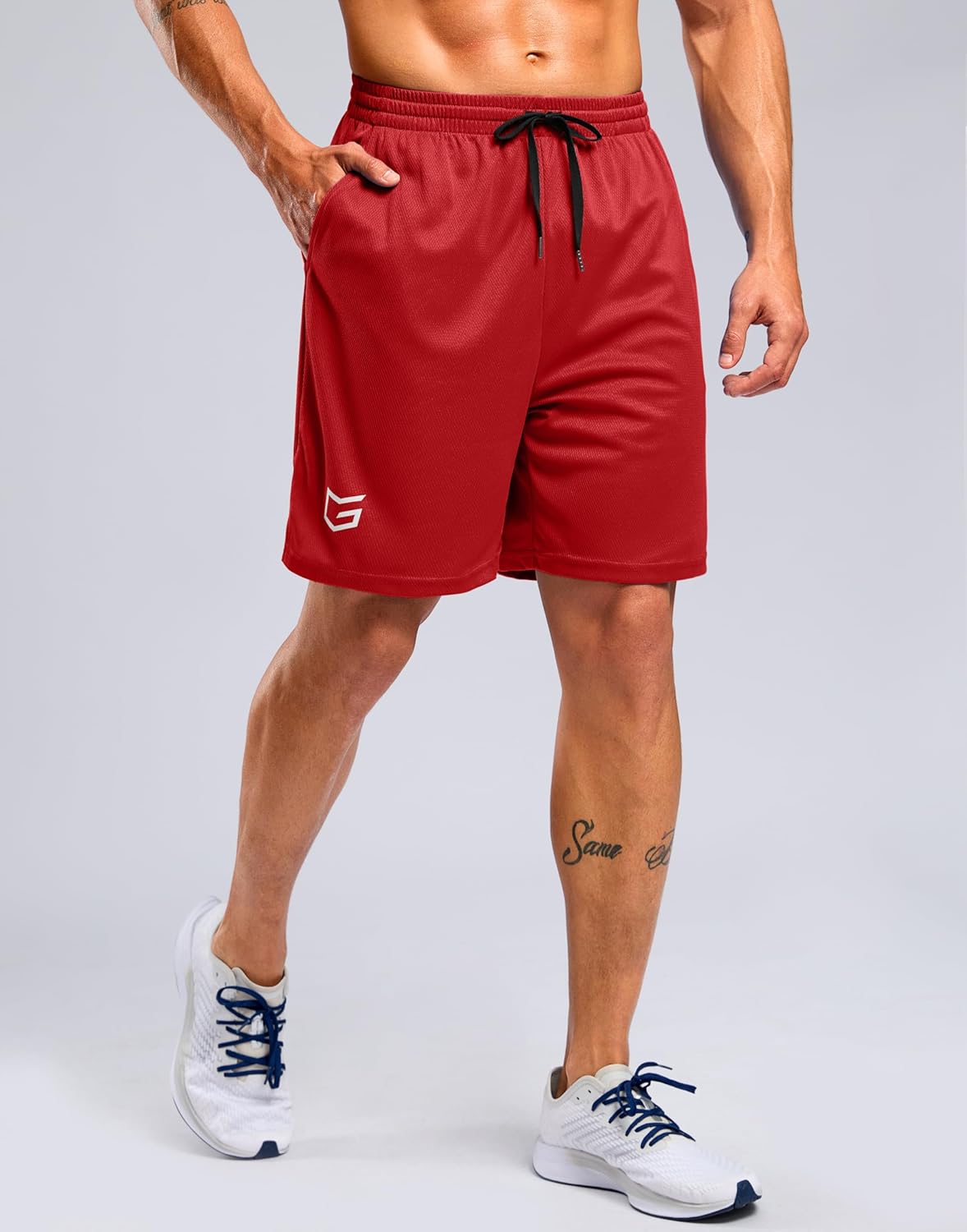 G Gradual Men's Athletic Workout Shorts with Pockets 5"/7"/9" Lightweight Quick Dry Gym Basketball Running Shorts for Men - Image 3