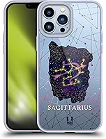 Vista 10 de Head Case Designs Aquarius Zodiac Constellation - Funda de gel suave compatible con Apple iPhone 13 Pro Max