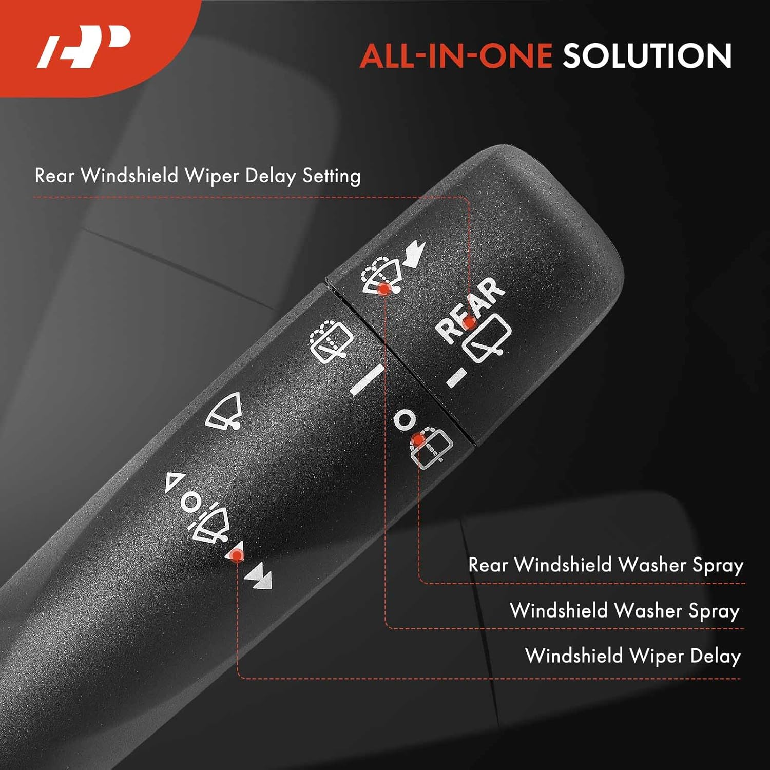 A-Premium Windshield Wiper Switch Compatible with Toyota Yaris 2007-2008 & Scion xD 2008-2011, xB 2005 2006 2008, xA 2005-2006