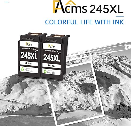 Miniatura 4 de Cartucho de tinta negra remanufacturado Canon 245XL para Canon PG-245 PG-245XL PG 245XL 245 243 para usar con Pixma MX492 MX490 MG2522 MG2520 MG2420