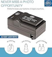 Vista 4 de BM Premium Kit de batería y cargador LP-E12 para cámaras Canon EOS-M, EOS M2, EOS M10, EOS M50, EOS M50 Mark II, EOS M100, EOS M200, SX70 HS, Rebel