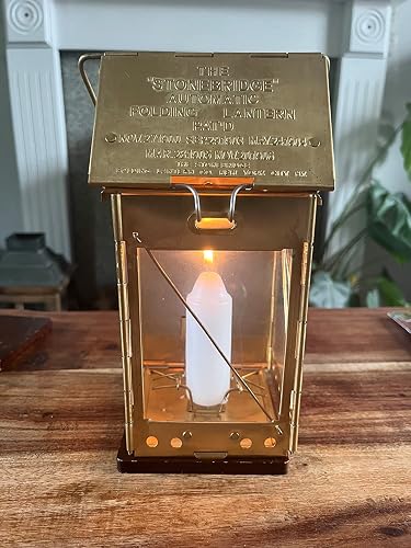 Kings County Tools Brass Candle Lantern | Vintage Design | Ideal