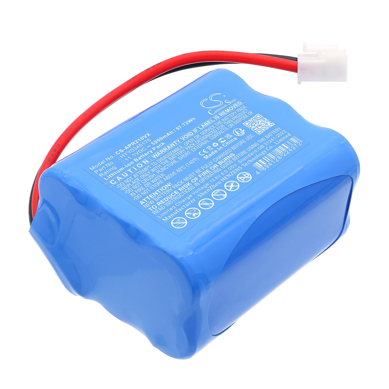 5200mAh Ersatzakku für Aiper SE Kabellos Poolsauger, für Batterie:HYY0345175