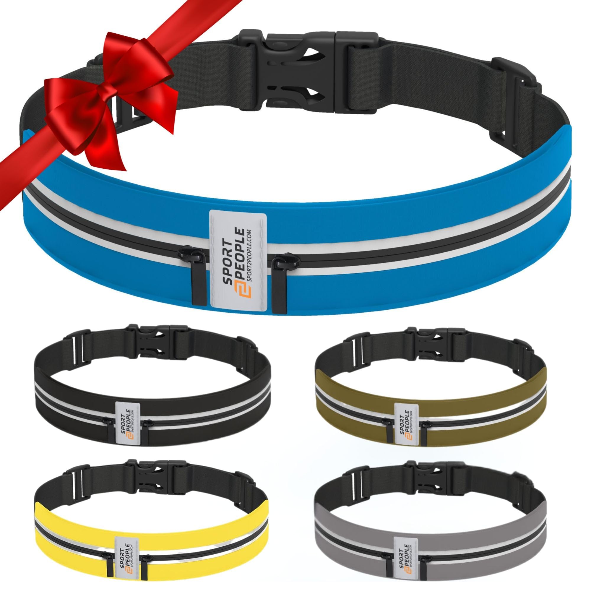 Laufgürtel Wasserdicht Mit 3 Taschen - Handytasche Für Sport Und Outdoor