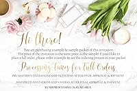 Vista 6 de Custom Southern Style Wedding Suite, Fall Wedding Invitation, Bohemian Invitation, Savannah Sample