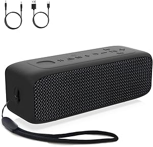 JUOVI Portable Bluetooth Speaker 20W, Powerful IP68 Waterproof Speaker with 24H Music, Bluetooth 6.0, TWS Stereo Bluetooth…