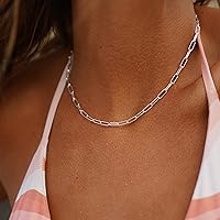 Vista 7 de CHESKY - Gargantilla de oro para mujer, chapado en plataoro de 14 quilates, gargantilla de cuentas satélite, delgada, de moda, collares de clip