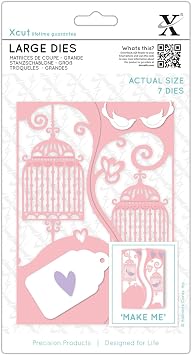 docrafts Xcut Large Dies - Ornate Birdcages 6 pieces