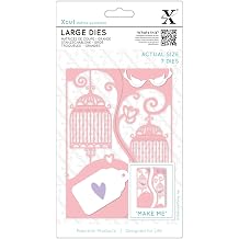 docrafts Xcut Decorative Dies Large 6/Pkg-Ornate Birdcages