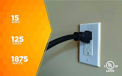 Miniatura 6 de Cable de extensión de Woods 3130143STW bloque de energía de tres fuentes