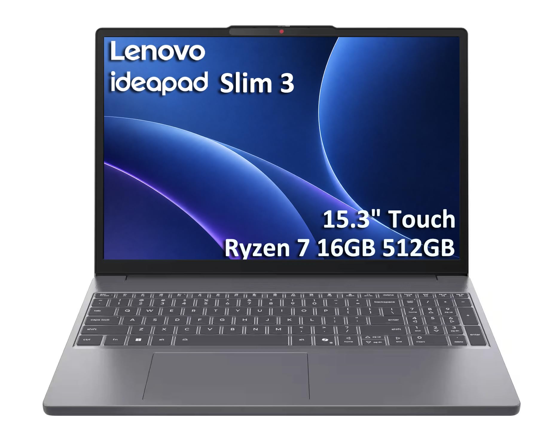 Lenovo IdeaPad Slim 3 Laptop 2026, AMD Ryzen 7 170, 16GB DDR5, 512GB SSD