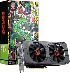 PLACA DE VIDEO NVIDIA GEFORCE RTX 2060 GDDR6 6GB 192 DUAL FAN - FULL SIZE- GRAFFITI SERIES – PA2060RTX6GDF – PCYES