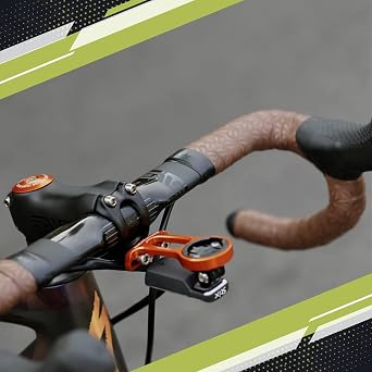 JRC Components Computer Mount Adaptor Computer Mounts - Compatible with Gopro, Garmin Virb, Front Light, Shimano CM1000 and Other Friction Devices