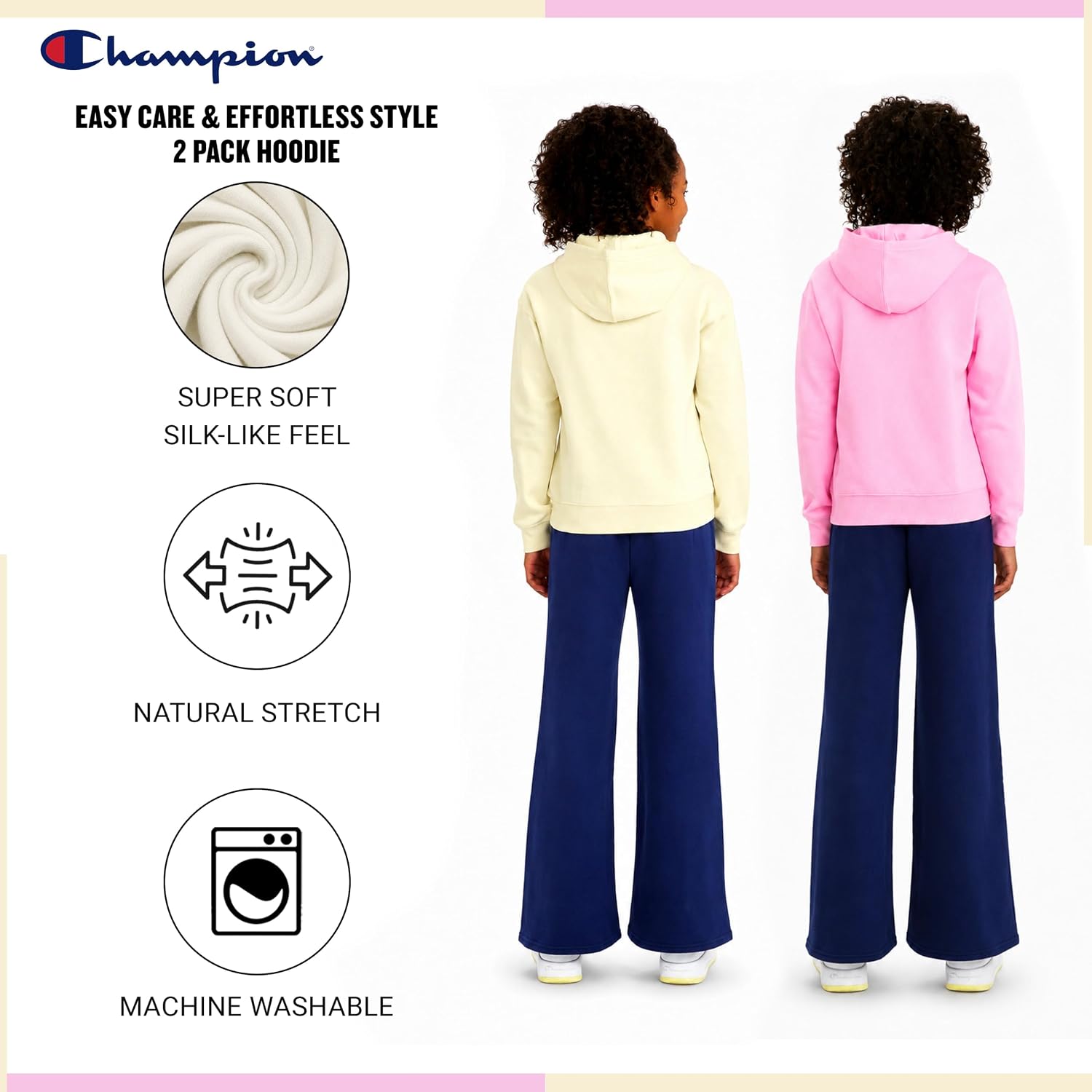 Champion Girls Signature Fleece Pullover Hoodie
