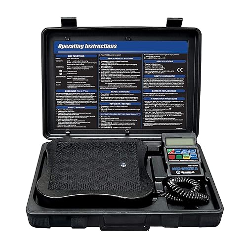 Mastercool 98210-A Electronic Refrigerant Scale, Black