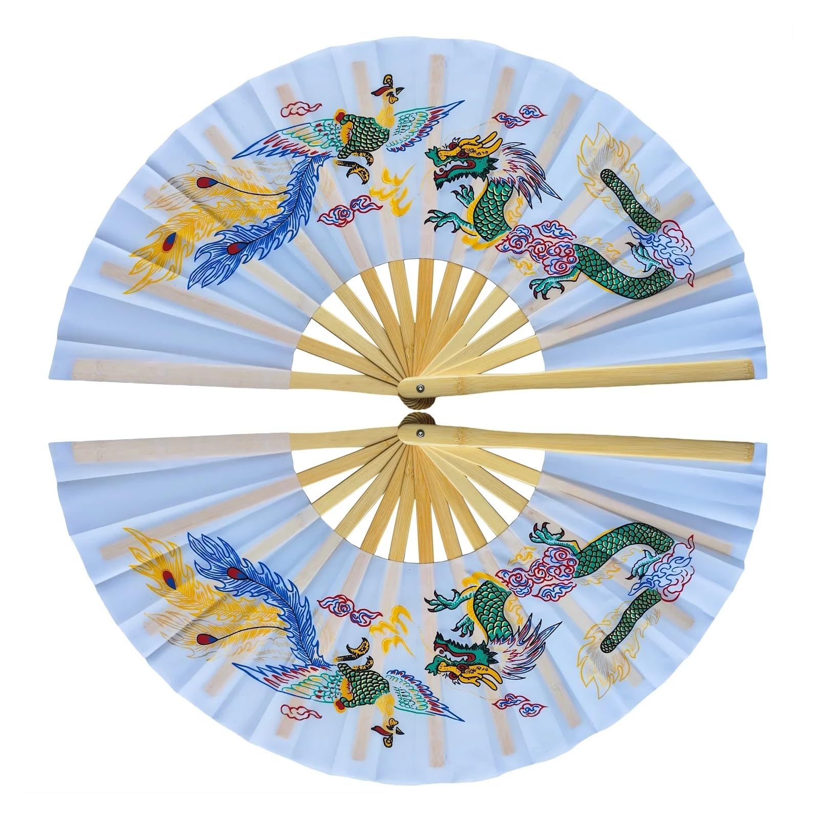 Tai Chi Fan Tai Chi Fan Kung Fu Martial Arts Fans Wushu Art Cosplay Dance Performance for Fitness(Color:7)