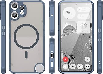 Compatible with Nothing CMF Phone 2 Pro Case Cover,Compatible with MagSafe,Anti-Fall,Compatible with Nothing CMF Phone 2 Pro Cell Protective Case Blue