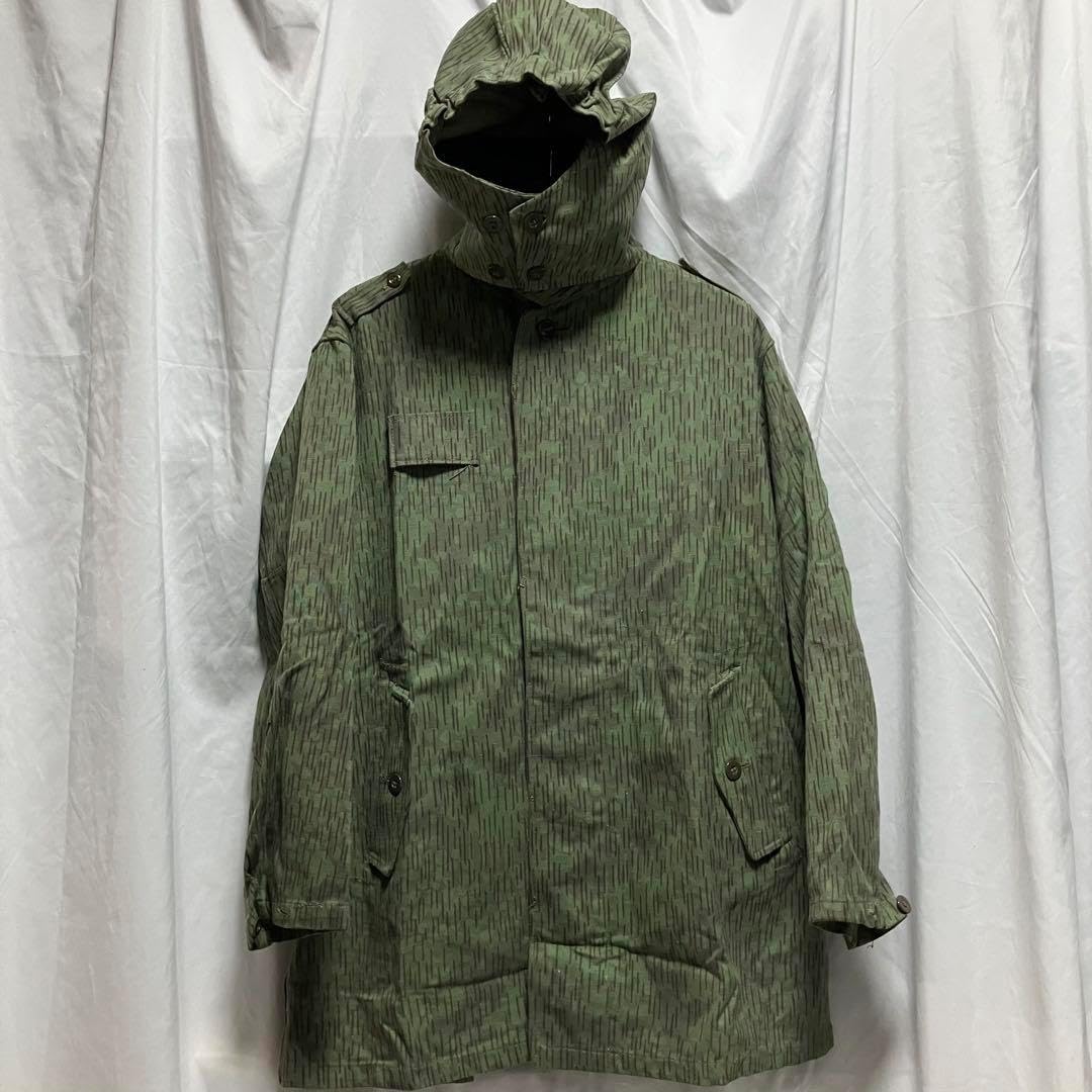 チェコ軍 M60 レインドロップカモ フィールドコート フード付き 実物 チェコ軍 M60 レインドロップカモ フィールドコート フード付き 実物
