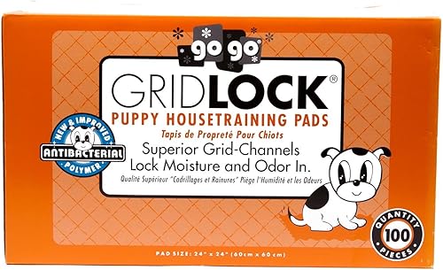 Miniatura 2 de Gridlock Housebreaking - Almohadillas de entrenamiento para mascotas paquete de 100 unidades