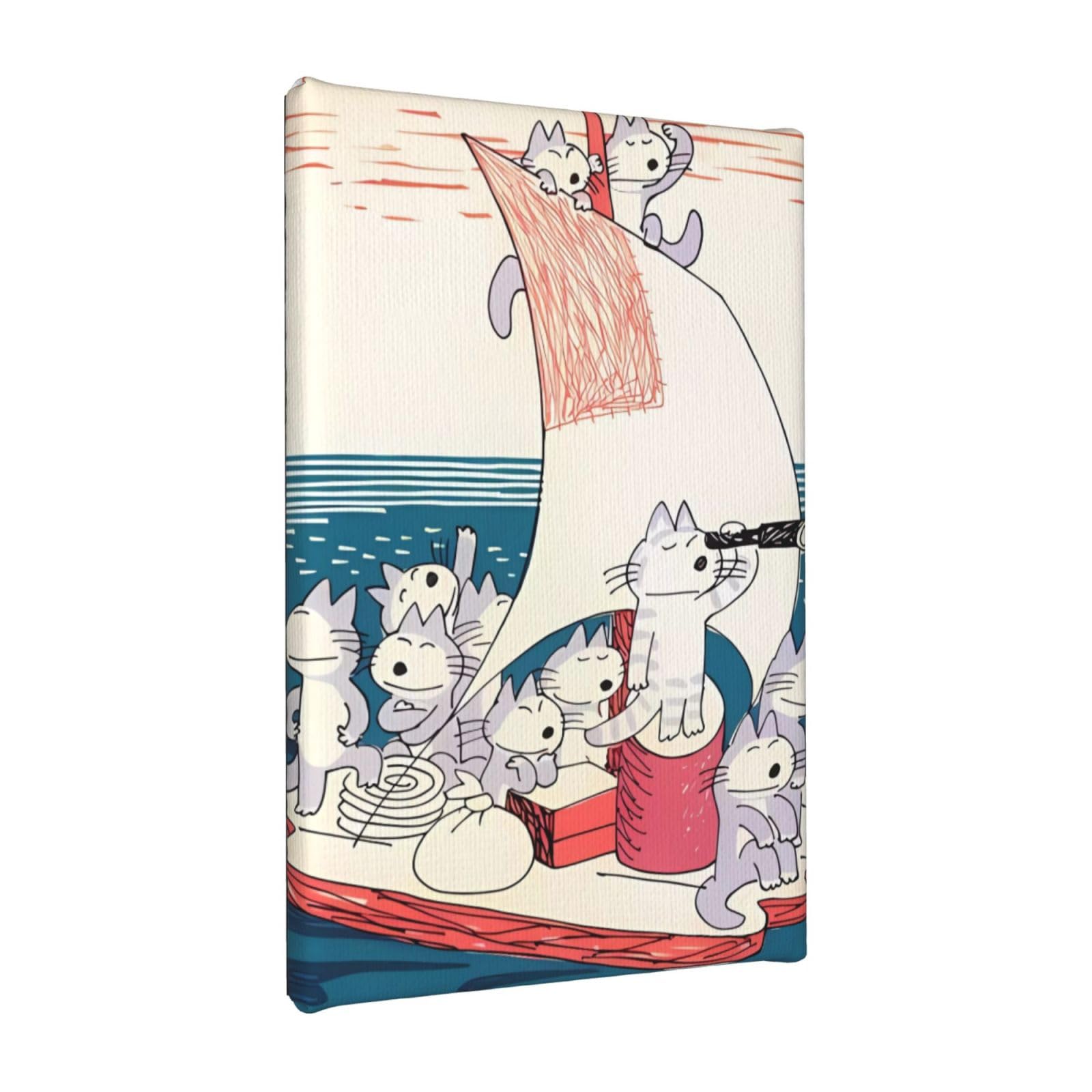 Amazon.co.jp: アートパネル 11ぴきのねこ 装飾画 アートポスター