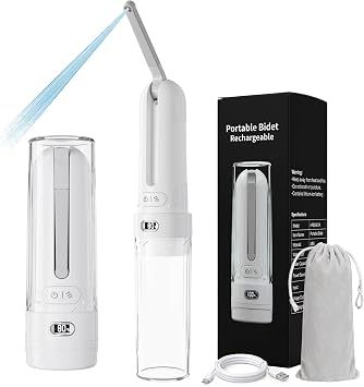 Electric Portable Bidet for Travel, High Pressure USB Rechargeable