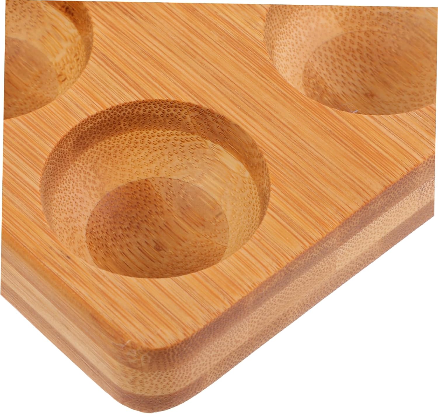 12Holes Wooden Egg Holder Stylish Egg Storage Container for Countertop Refrigerator Efficient Space Usage Chic Design for Organized Kitchen Display Egg Organizer