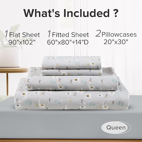 Vista 264 de Comfort Spaces - Sábanas con fundas de almohada Gris diamante