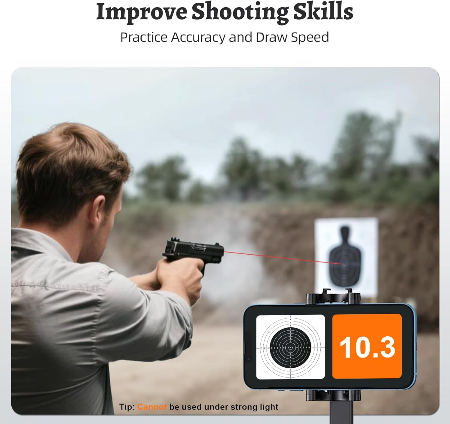 40S&W Laser Training Cartridge Dry Fire Training System for Dry Fire Practice and Shooting Training with 3 Set Batteries and Replaceable Back Cover