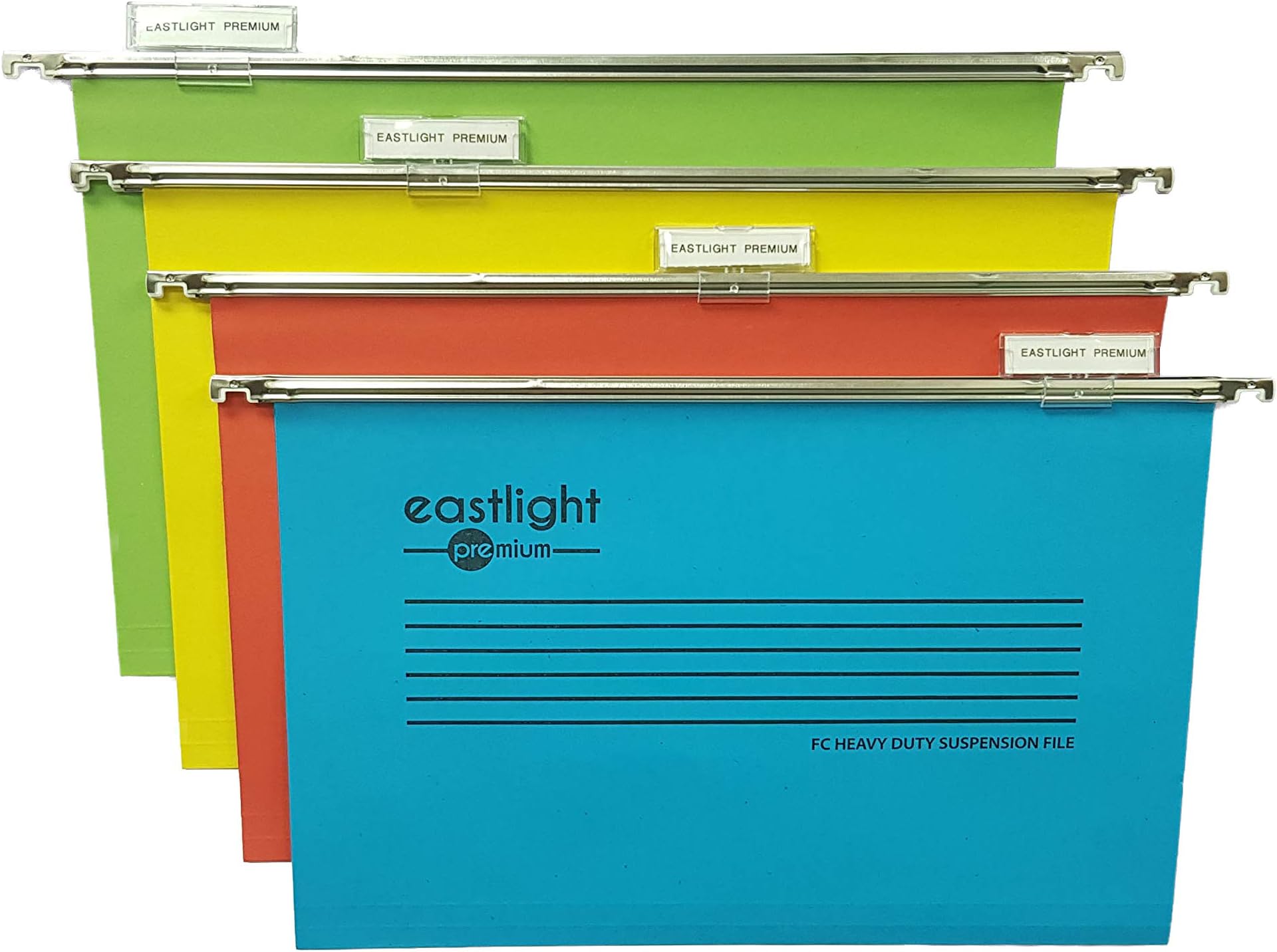 Eastlight Premium Suspension Files [ Pack 25 ], Foolscap, Filing Cabinet. with Tabs and Inserts. 100% Recycled Manilla. Made in The UK, **Please Check Size Required**