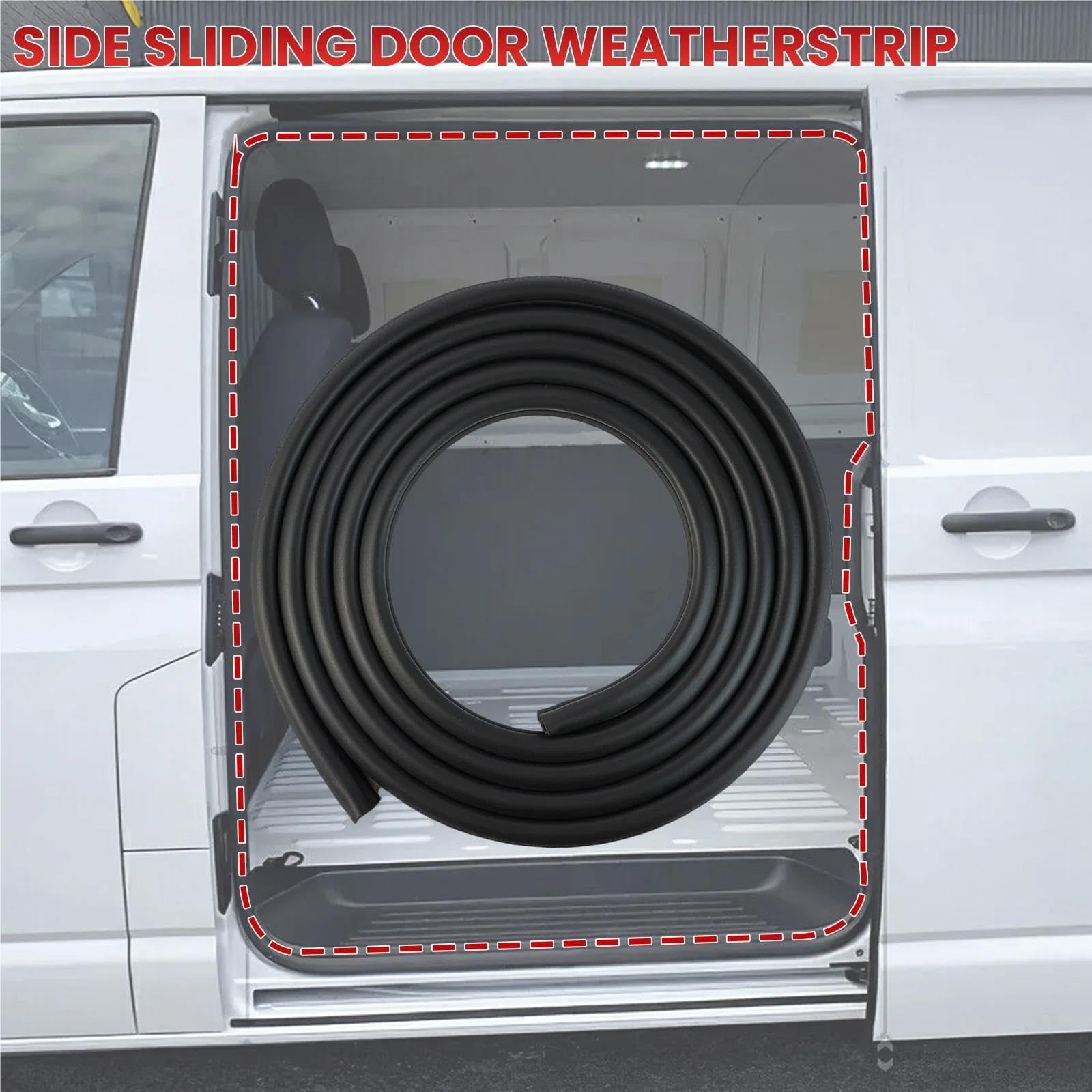 tira de sellado para ventana Junta de estanqueidad para puerta corredera Para Opel Para Vivaro 2001-2014 (OE# 8200046751)