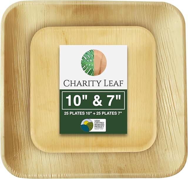 15 Themed Bridal Shower Ideas That Create A Fun Stylish Celebration 76 50-Piece Palm Leaf Plates Set | 25 x 10