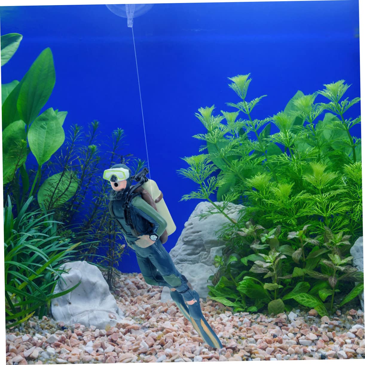 Beaupretty 6 Pièces Plongeur D'aquarium Accessoires D'aquarium Décorations Flottantes pour Aquariums Mini Nageurs Décorations D'aquarium Grand Figurines De Plongeur Animaux Mobile Plastique