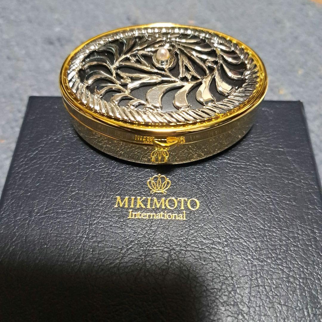 MIKIMOTO ミキモト パール付き ピルケース 小物入れ 送料無料 MIKIMOTO ミキモト パール付き ピルケース 小物入れ 送料無料