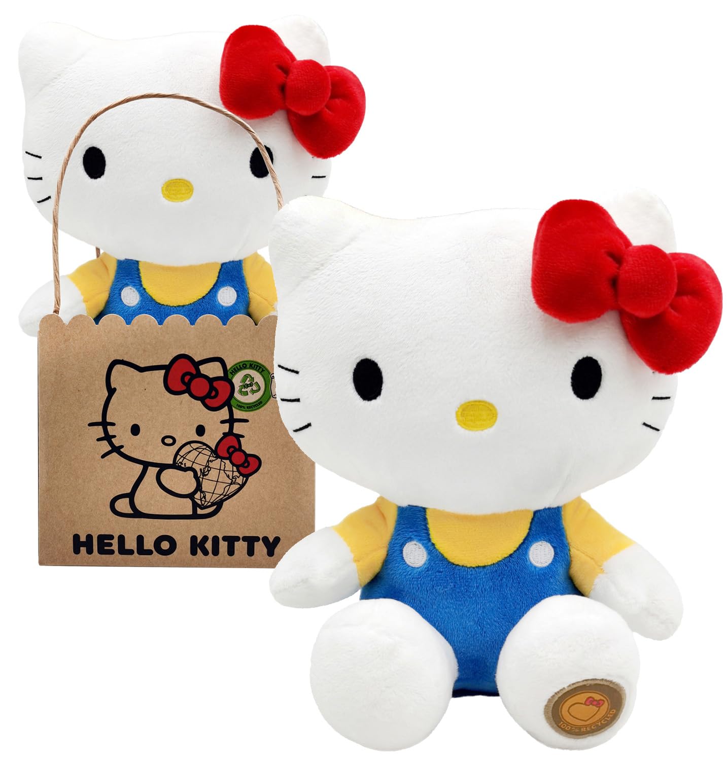 Amazon.com: Joy Toy 20612 Hello Kitty Classic Eco Soft Toy, 24 cm