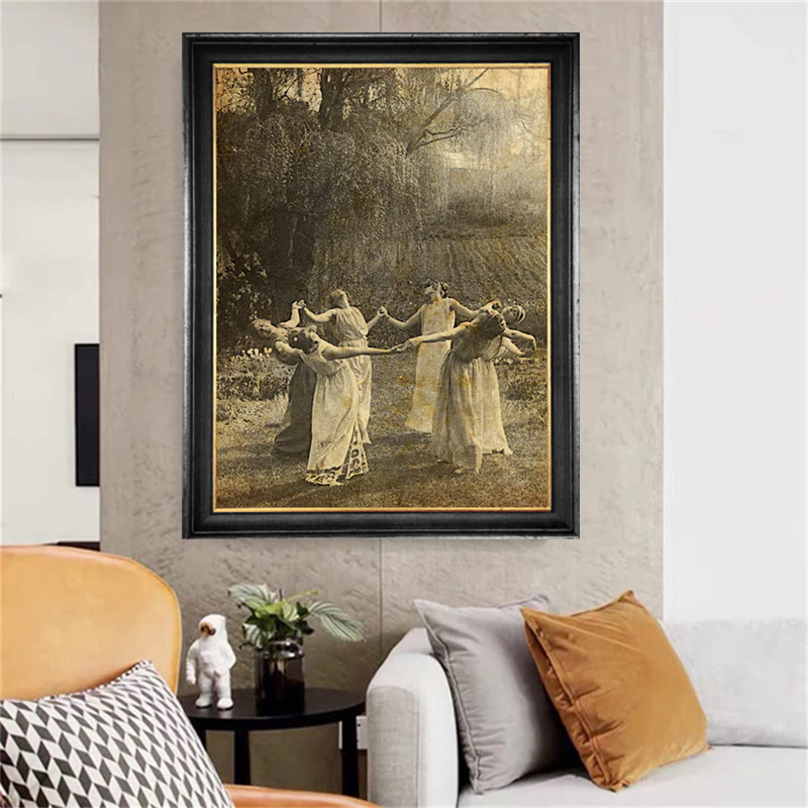 Targa in metallo retrò L'alfabeto delle streghe, Poster della conoscenza della stregoneria, Poster della stregoneria della cucina, Arte della parete della conoscenza magica dei streghe  15