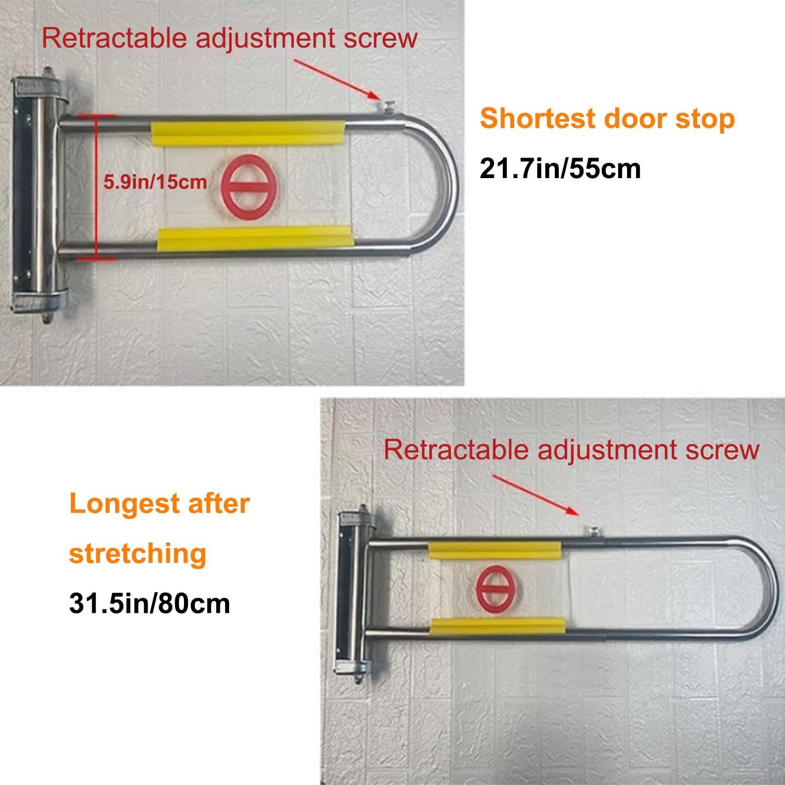 Cancello Girevole For Ingresso Supermercato, Cancello Di Sicurezza A Molla, Porta A Chiusura Automatica For Magazzino, Biblioteca, Negozio(40x26cm)