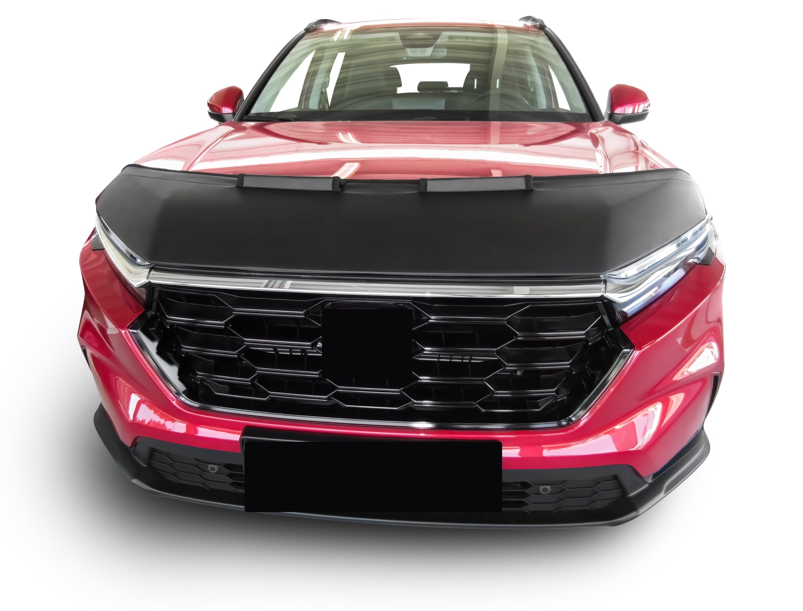 AB3-00812 Car Bra Compatible with Honda CR-V CRV 6th Generation from 2023 Hood Bra Stone Chip Protection Tuning Bonnet Bra, black