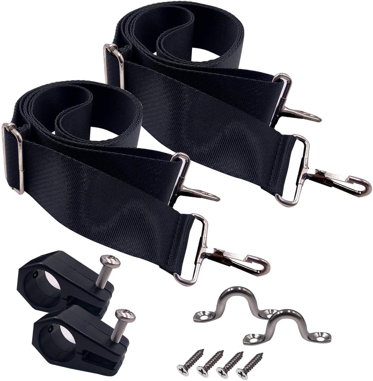 Genleas 2 Packs Adjustable 96" Bimini Top Strap Boat Top Strap with