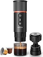 COTGCO Portable Espresso Maker: 20-Bar Self-Heating Travel Coffee Machine, USB-C Rechargeable, 13500mAh Battery, NS Capsules for Camping & Car