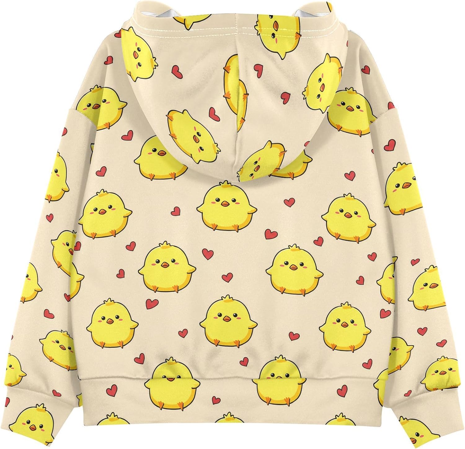 Cute Chick Toddler Girls Pullover Hoodie Sweatshirt 4-14Y 202c1571