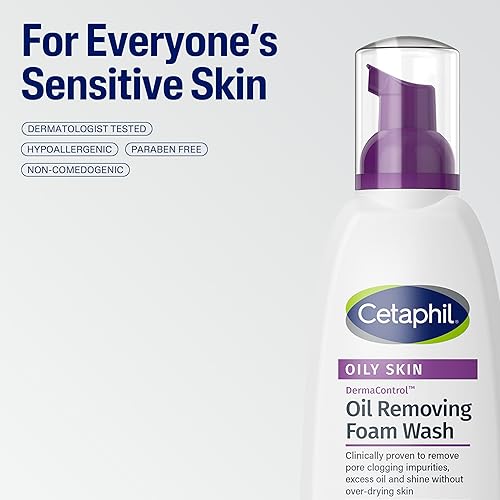 Miniatura 9 de Cetaphil Pro Oil Removing Foam Wash, limpiador facial espumoso, fórmula sin fragancia adecuada para pieles sensibles, 8 onzas líquidas (paquete de 3)