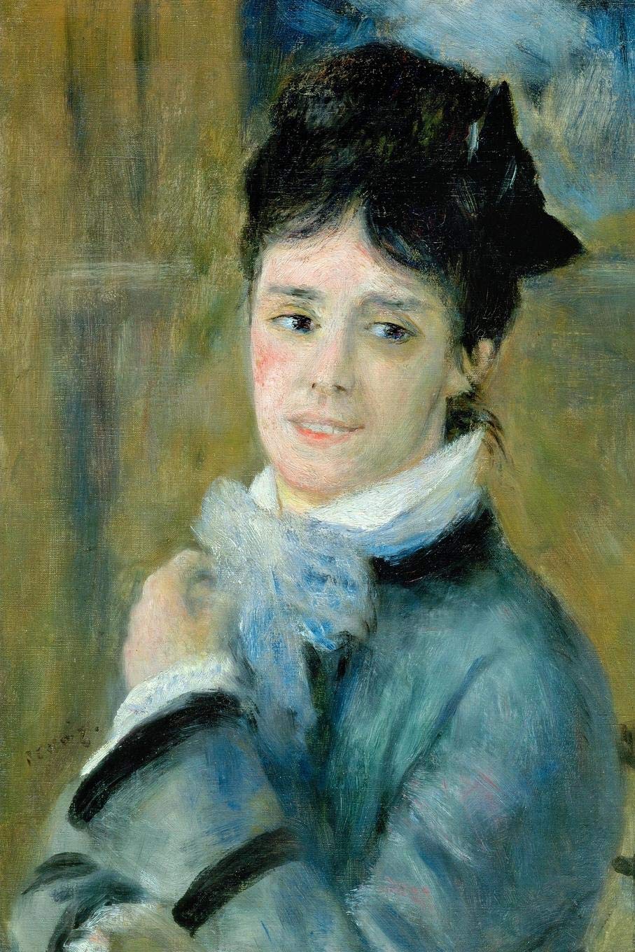 Art Journal: Pierre-Auguste Renoir - Camille Monet - Art Cover College Ruled Notebook | 110 Pages