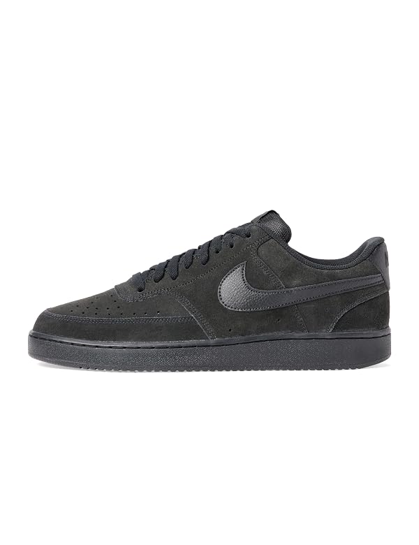 Nike Men's Court Vision Low Suede Premium, Black/Black-Dark Smoke Grey, 12 by Nike - Used condition - US$90.25