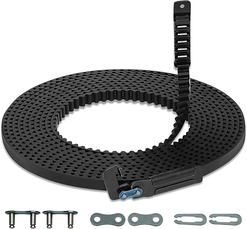 041A5434-13A Cinturón de puerta de garaje para puerta de garaje de 8 pies de alto, reemplazo de ensamblaje de cinturón de Fórmula 1 de 255 pulgadas,