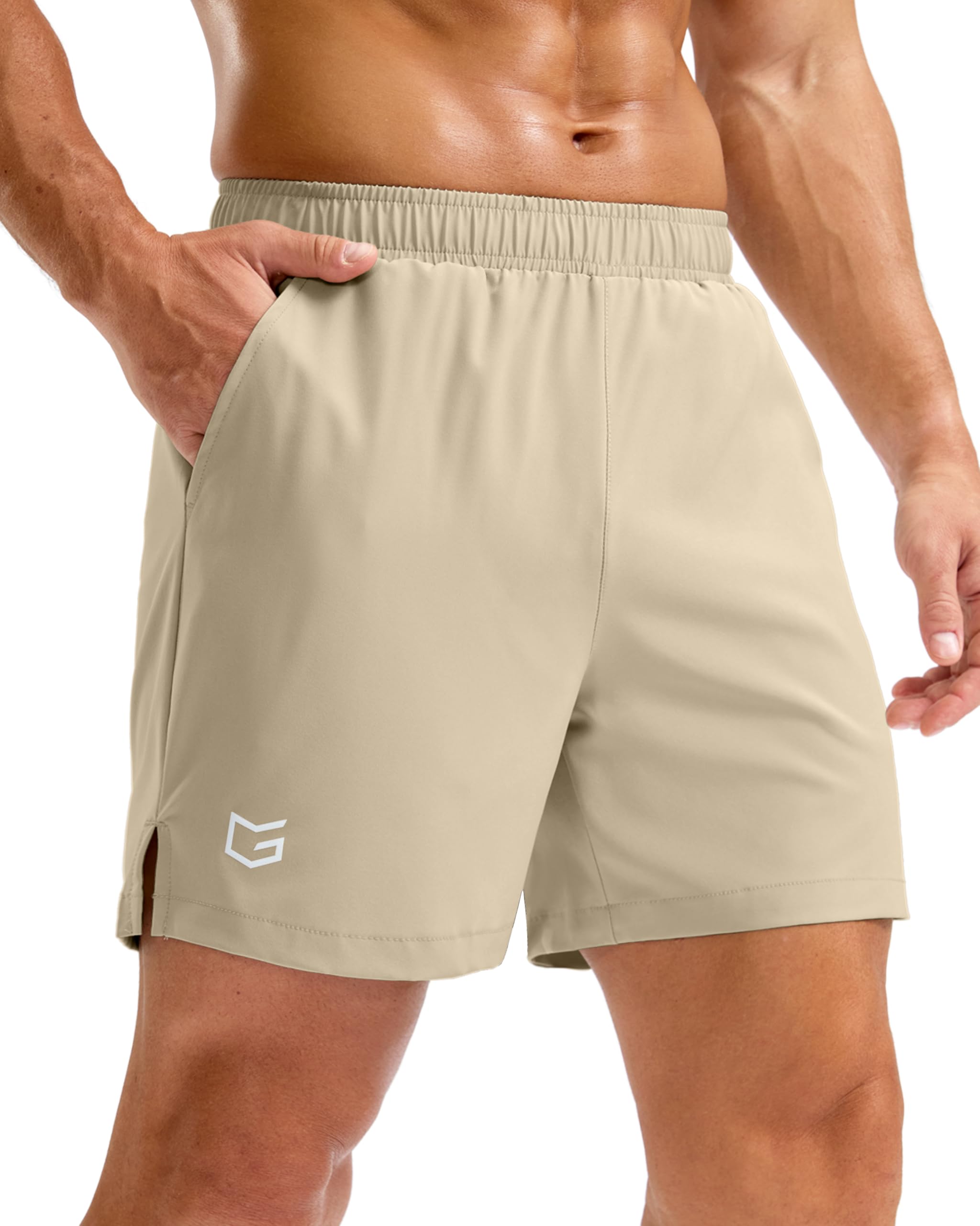 G Gradual Men's Athletic Running Shorts with Pockets 5"/ 7"/ 9" Gym Shorts
