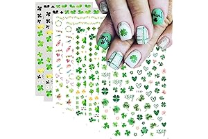 8Pcs St. Patrick's Day Nail Art Stickers