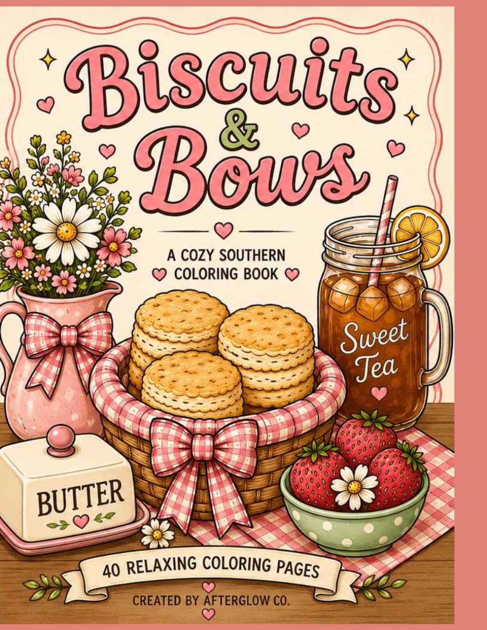Biscuits and Bows: A Southern Cozy Coloring Book