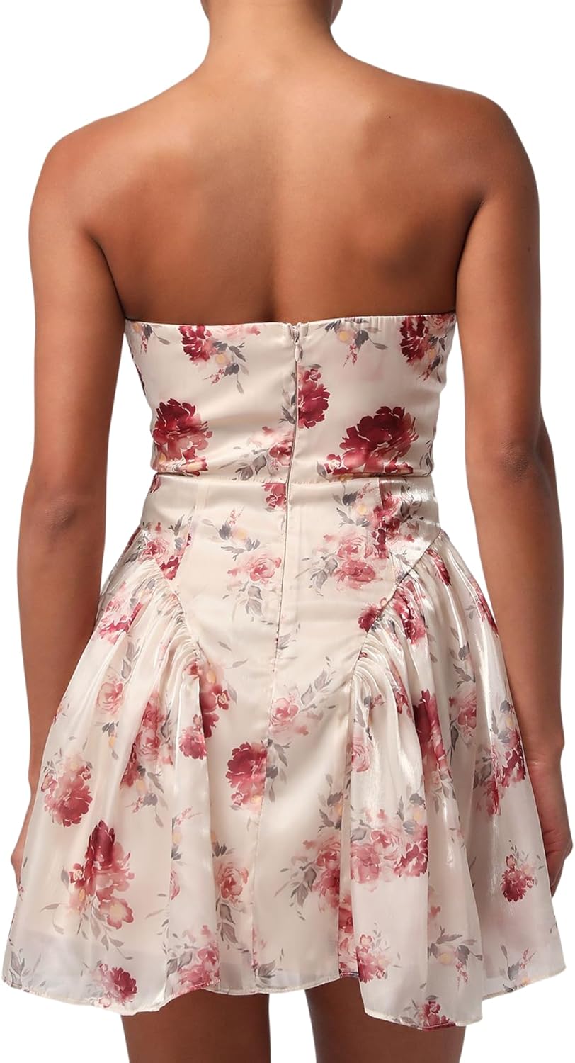 Lulus Womens Topanga Strapless Mini Dress - Image 2